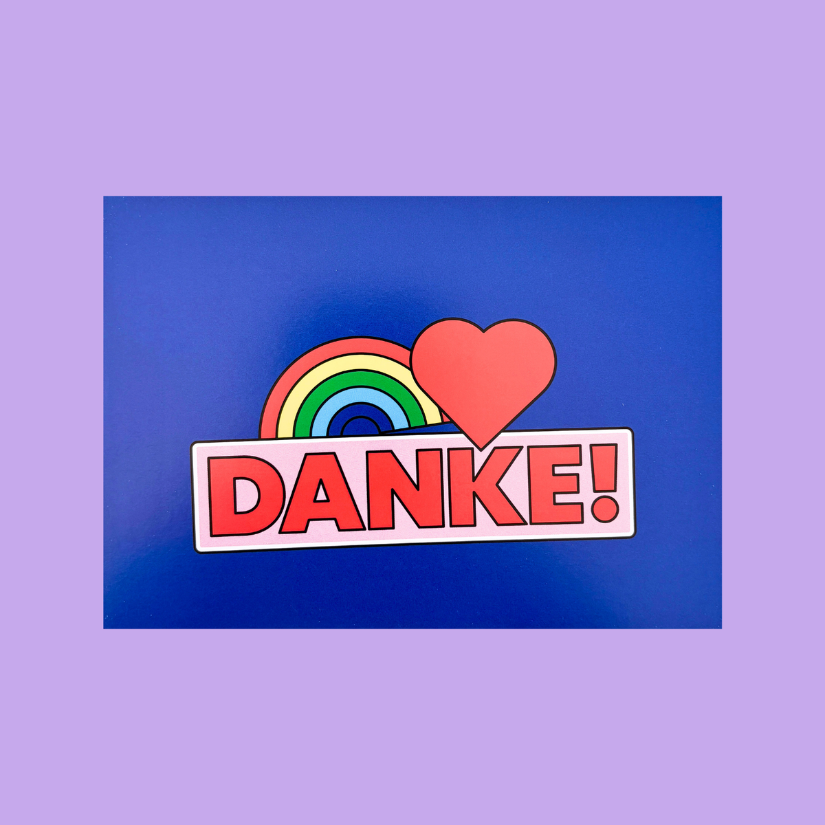 Buntes Dankeskarten-Set