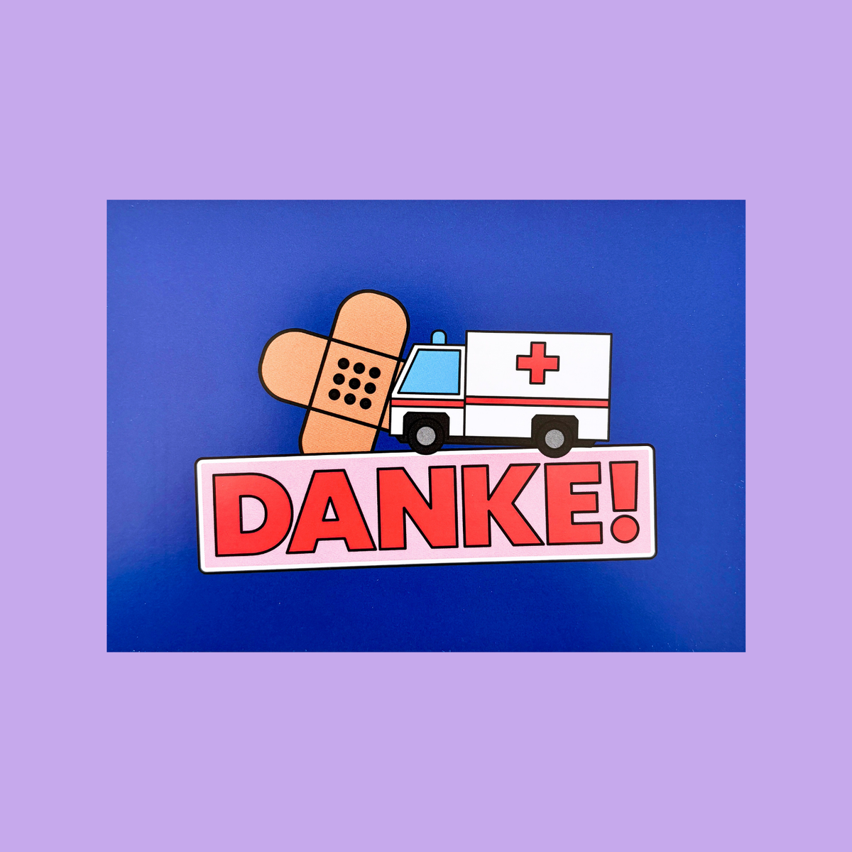 Buntes Dankeskarten-Set