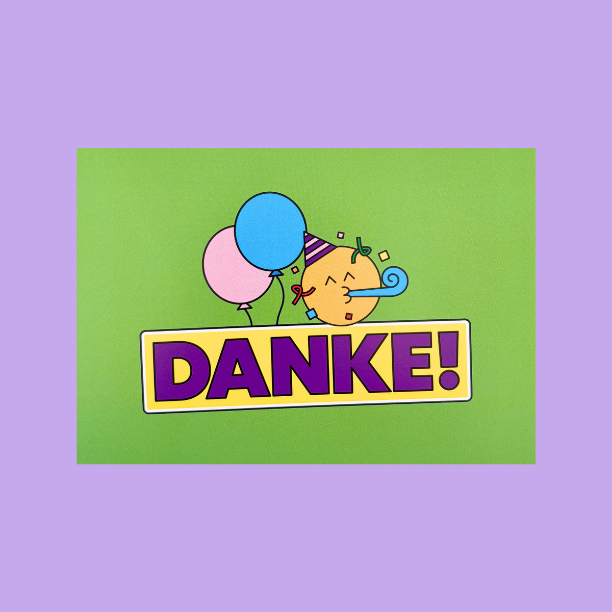 Buntes Dankeskarten-Set