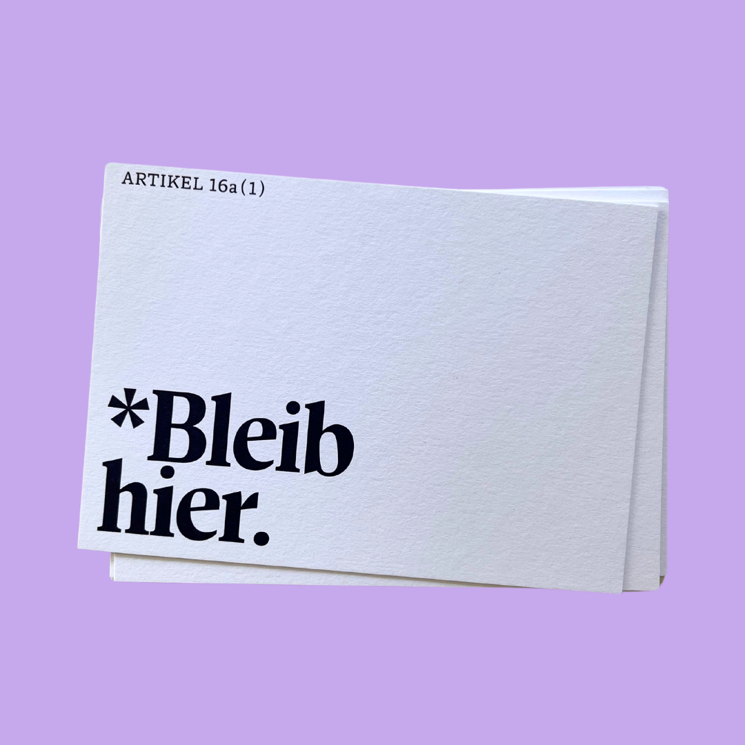 Postkarten-Set #KlartextGrundgesetz (10 Stück)