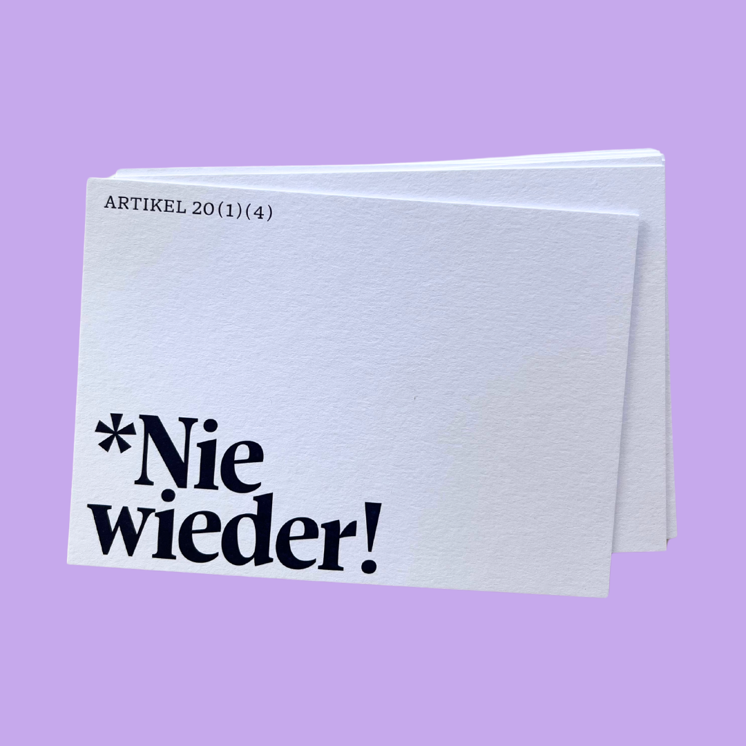 Postkarten-Set #KlartextGrundgesetz (10 Stück)